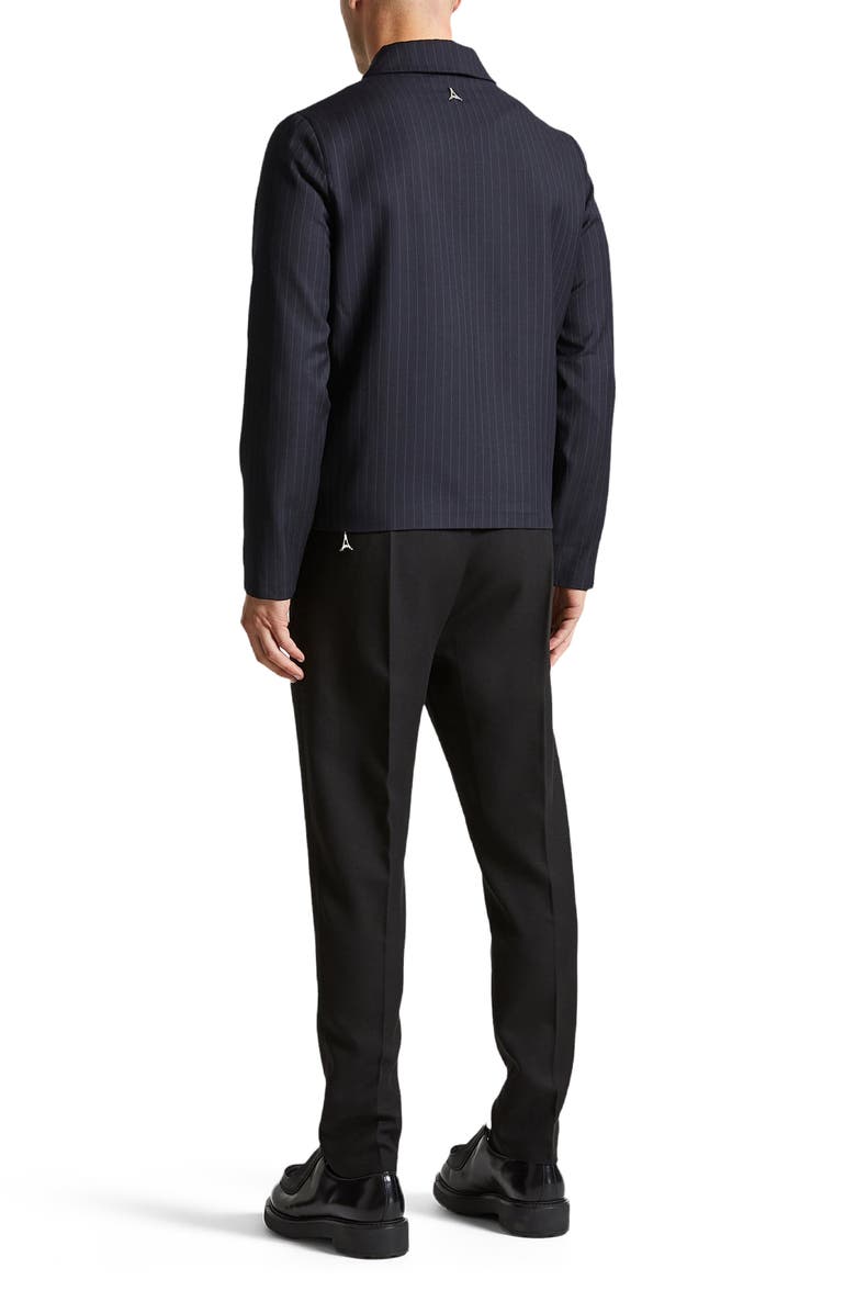 Manière De Voir Pinstripe Tailored Jacket, Alternate, color, 