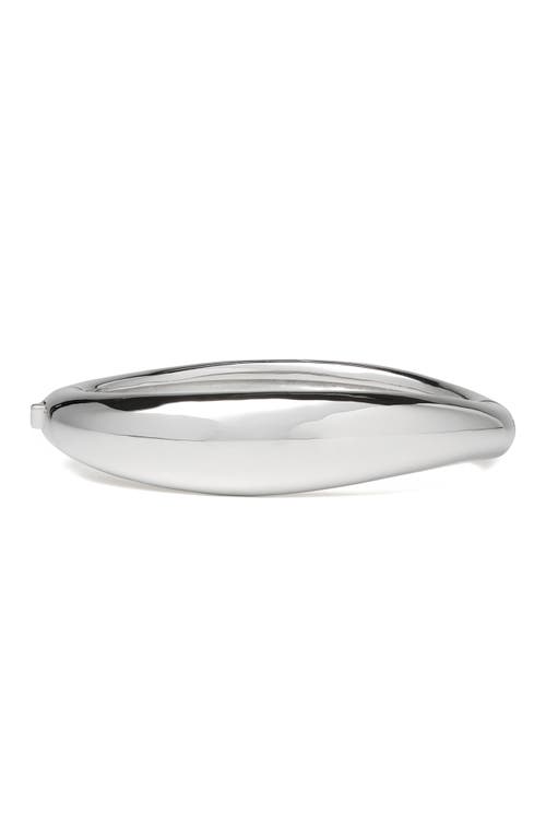 Kate Spade New York Molten Bangle Bracelet In Silver