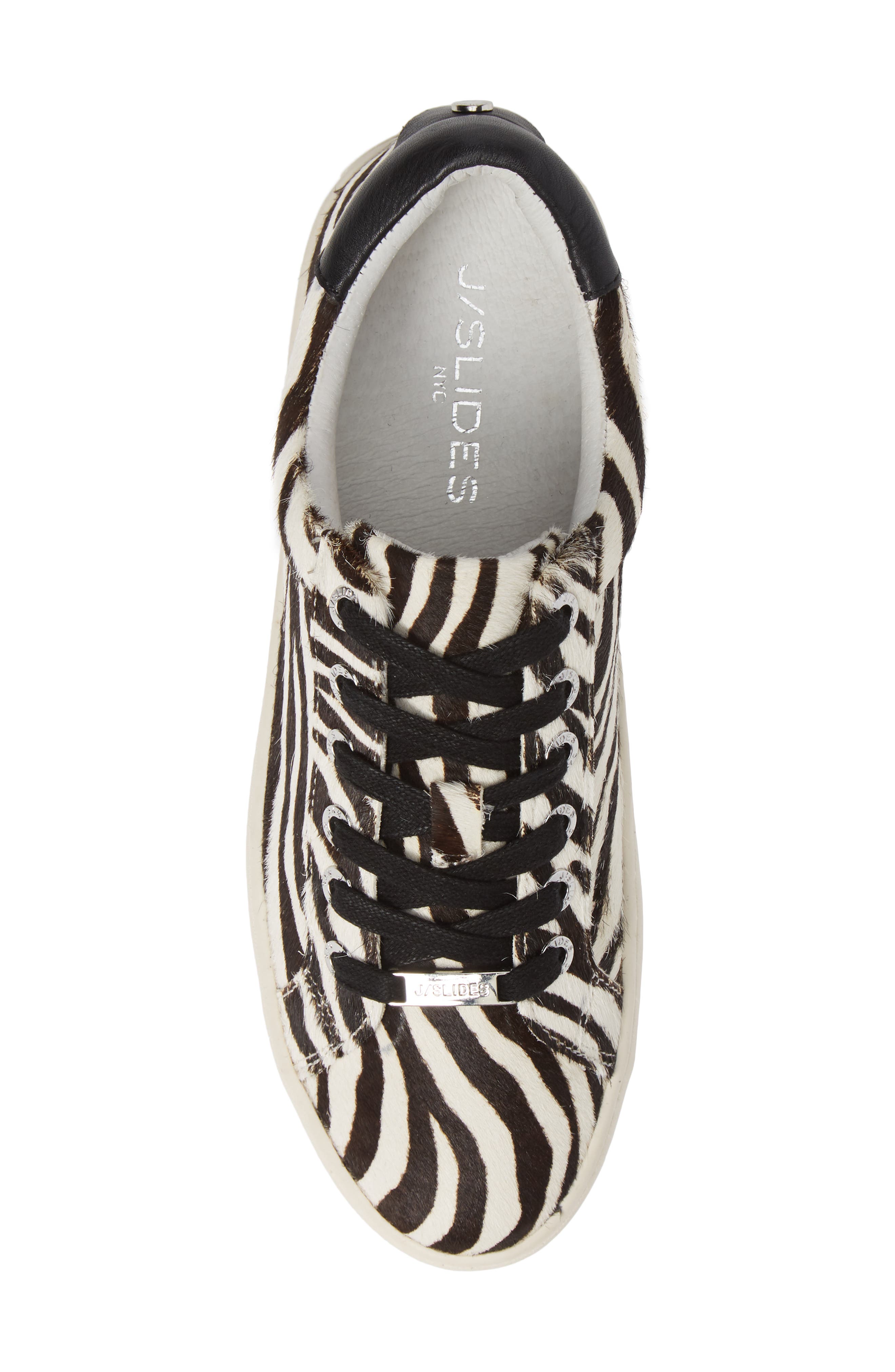 Hippie Genuine Calf Hair Platform Sneaker, Alternate, color, ZEBRA CALF HAIR