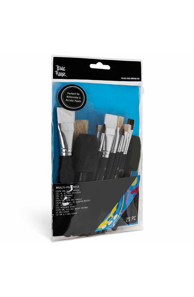 Brea Reese Brush Set Value Pack 25Pc, Alternate, color, Black
