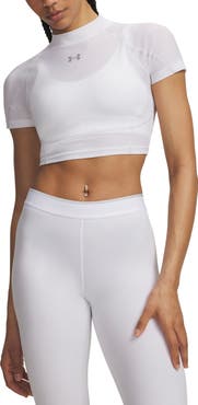 Under Armour HeatGear® Elite Mock Neck Performance Crop Top