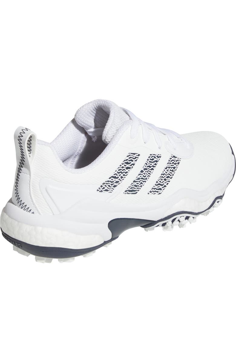 adidas Codechaos 25 Waterproof Spikeless Golf Shoe, Alternate, color, White/ Navy/ White