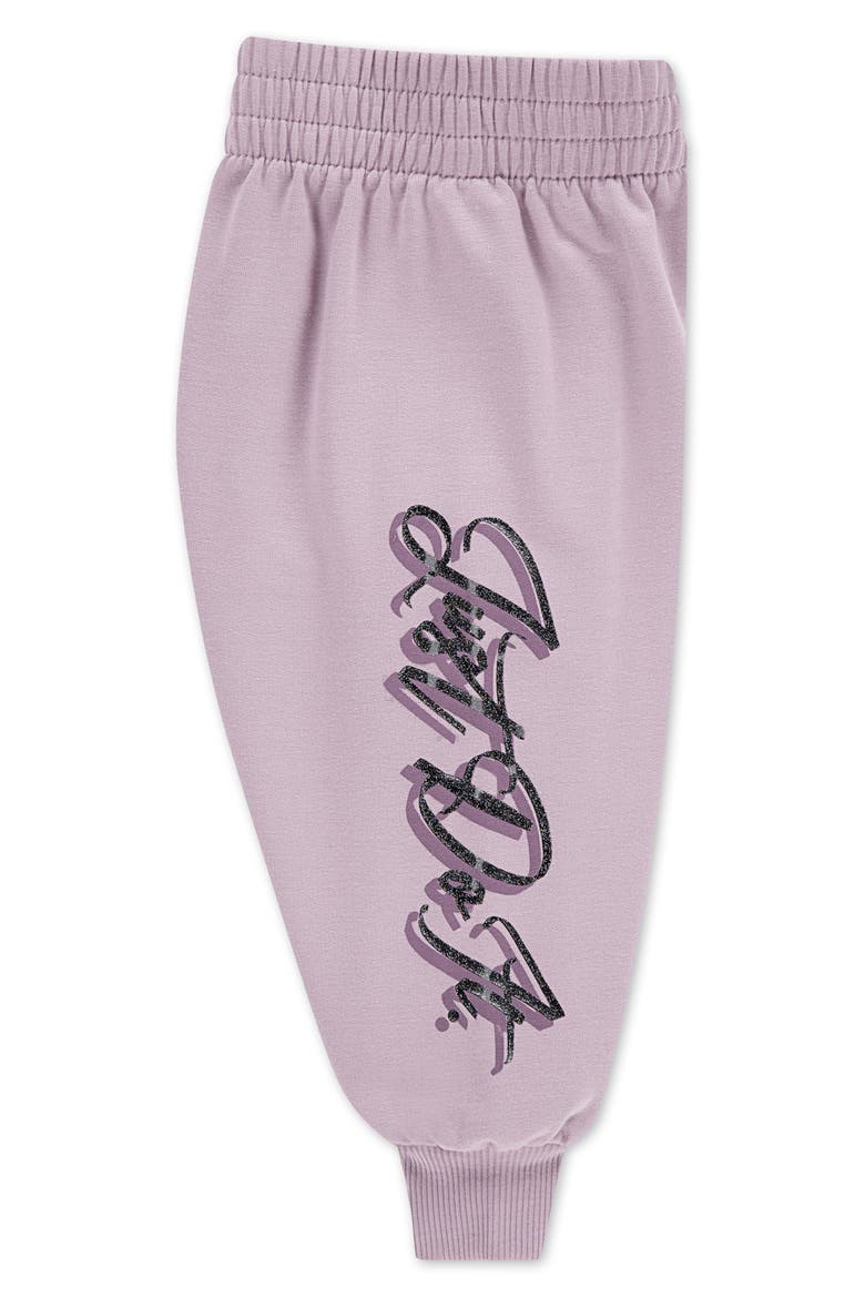 Logo Graphic Hoodie & Joggers Set, Alternate, color, PLUM FOG