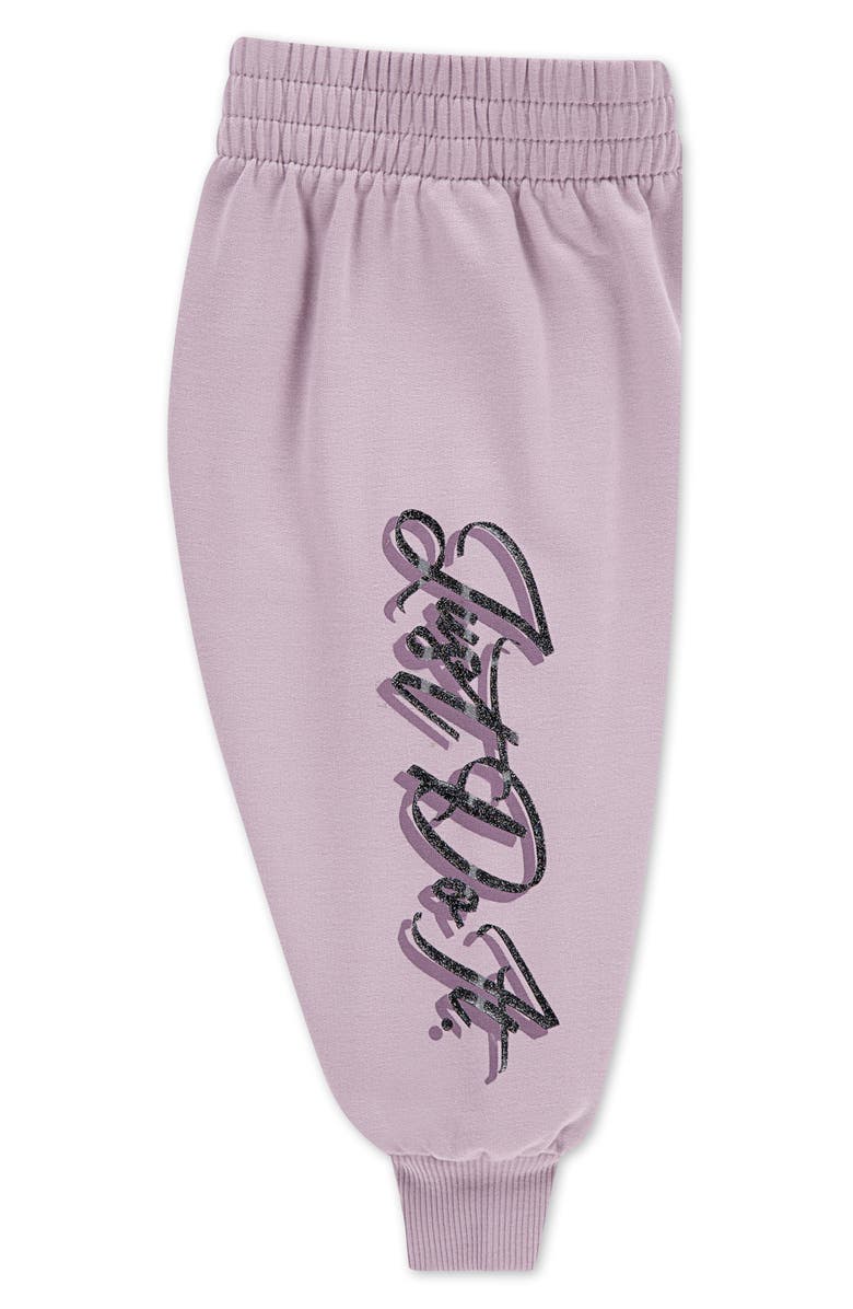 Nike Logo Graphic Hoodie & Joggers Set, Alternate, color, Plum Fog