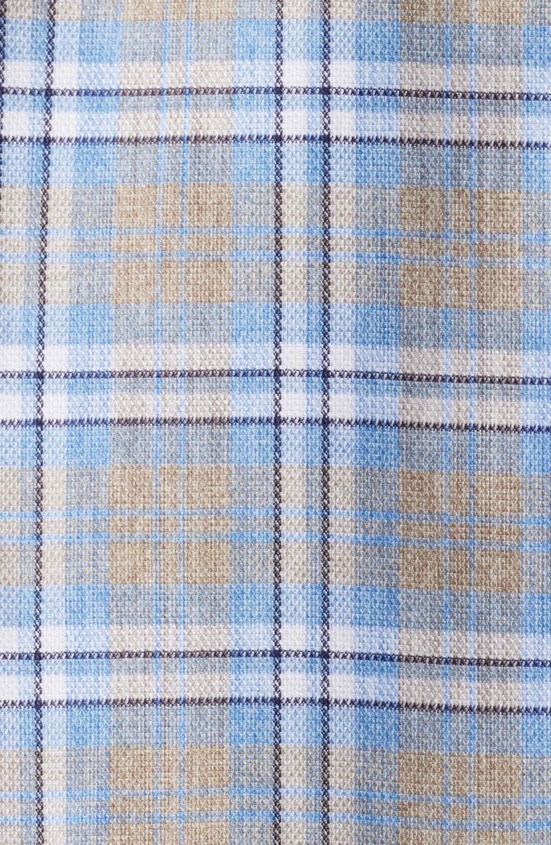 johnnie-O Scotty Plaid Performance Button-Down Shirt, Alternate, color, 