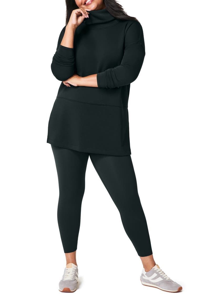 AirEssentials Turtleneck Tunic, Alternate, color, ESSEX GREEN