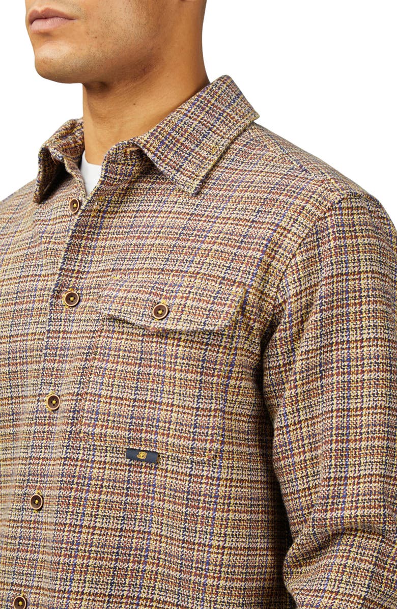 Ben Sherman Regular Fit Diffused Overshirt, Alternate, color,