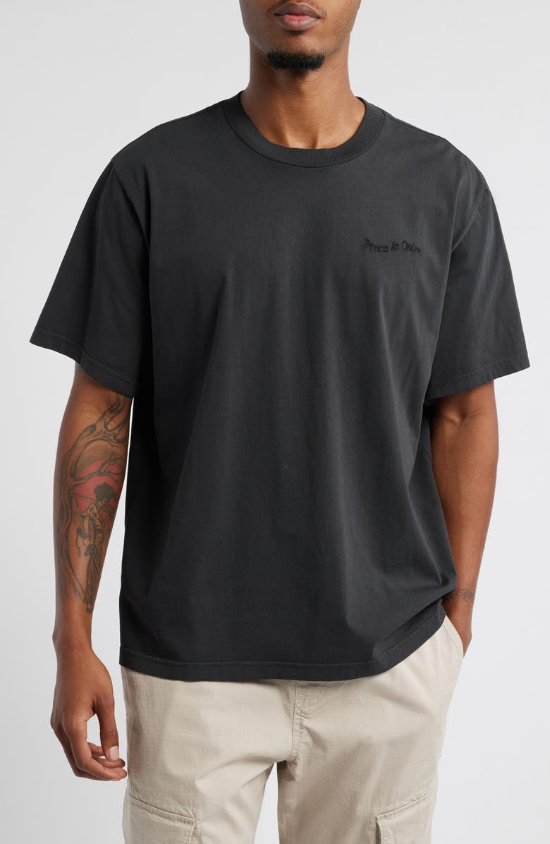 Museum of Peace & Quiet Wordmark Pigment Dyed T-Shirt, Main, color,