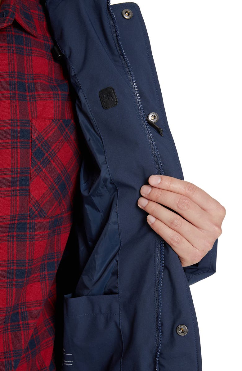 Frank And Oak Expedition Water Repellent Wool Blend Parka, Alternate, color, 