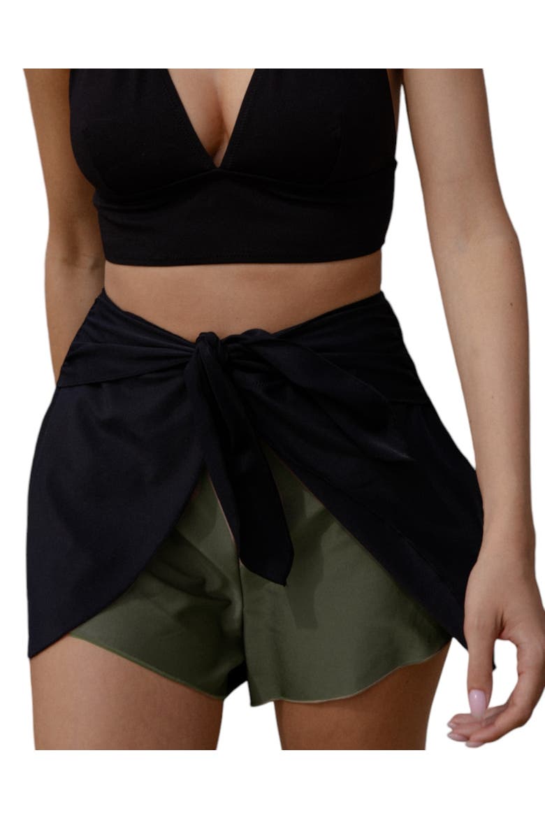 Almog Shorts, Alternate, color, Olive Black
