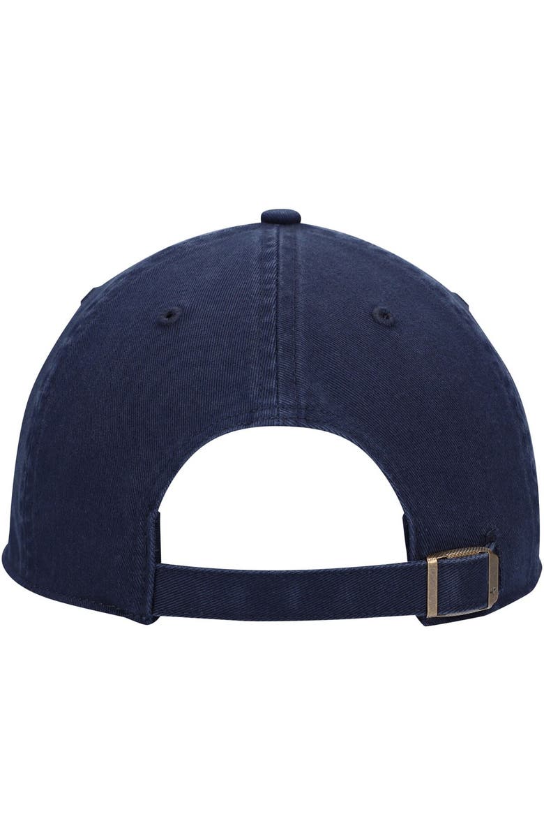 '47 Men's '47 Navy Chicago Cubs C Bear Logo Cooperstown Collection Clean Up Adjustable Hat, Alternate, color, Navy