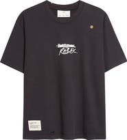 SONG FOR THE MUTE x Birkenstock The Rebel Distressed Graphic T-Shirt