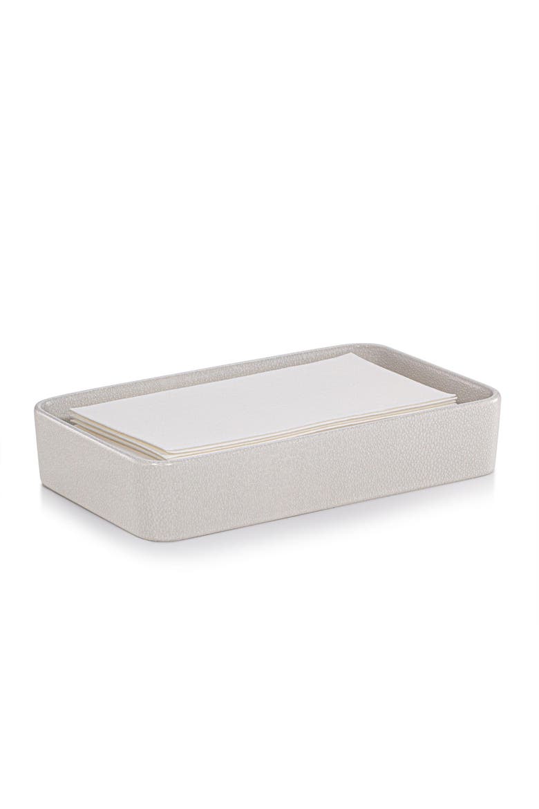 Galuchat Towel Tray, Main, color, BEIGE
