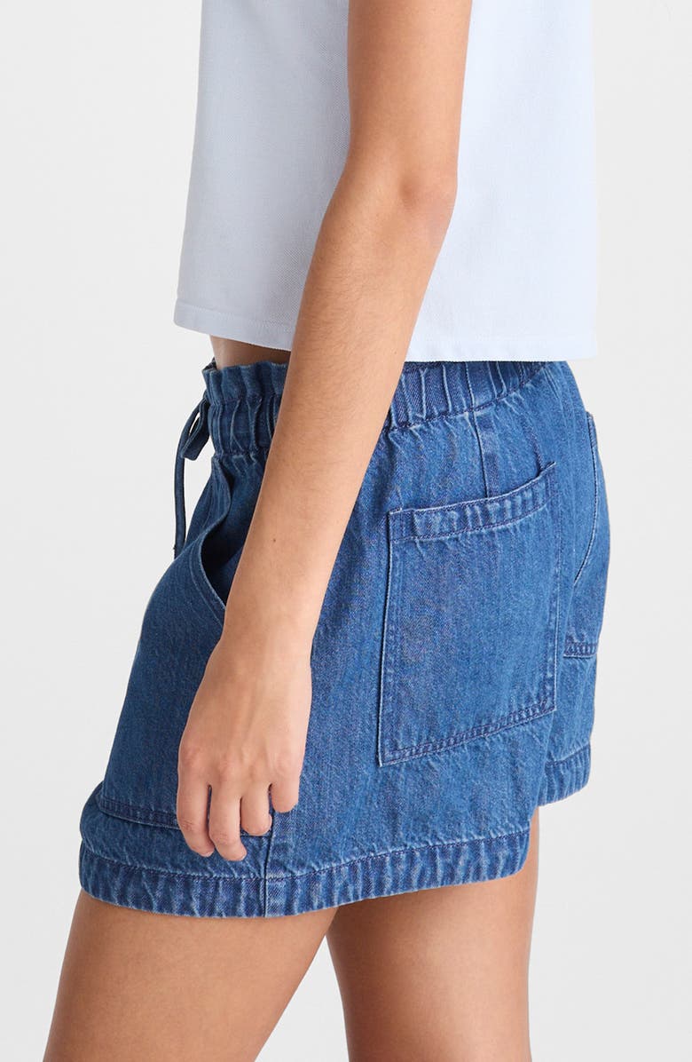Madewell Utility Shorts, Alternate, color, Marina Blue