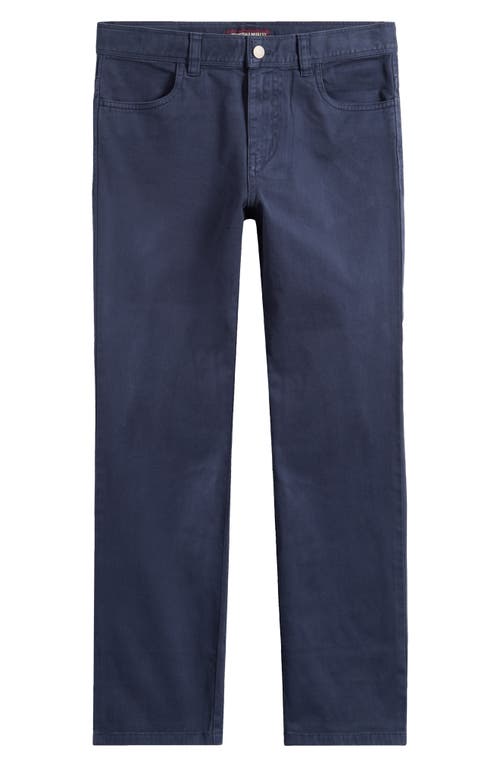 Johnston & Murphy Kids' Pima Cotton Blend Pants In Navy