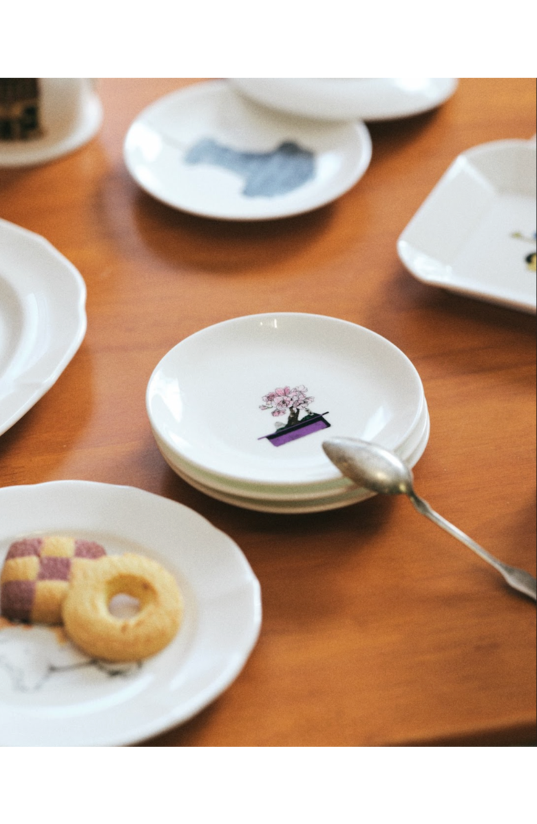 Hankook 1943 Thibaud Herem Objet Canape Plate / Tray, Alternate, color, Bonsai Blossom