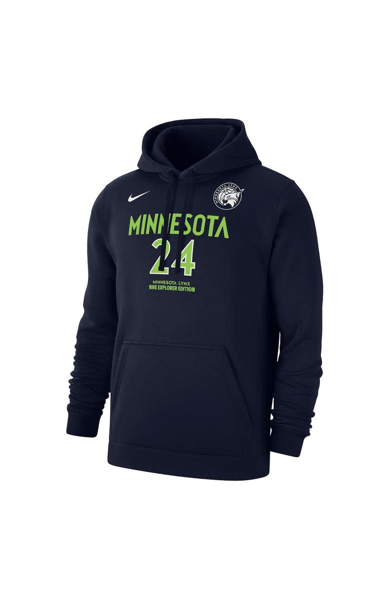Nike Men's Nike Napheesa Collier Navy Minnesota Lynx Explorer Edition Name & Number Pullover Hoodie, Alternate, color, Navy
