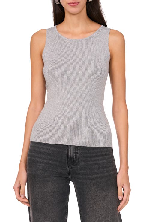Crewneck Rib Tank Top
