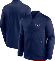 FANATICS Men's Fanatics Branded Navy Washington Capitals Locker Room Full-Zip Jacket