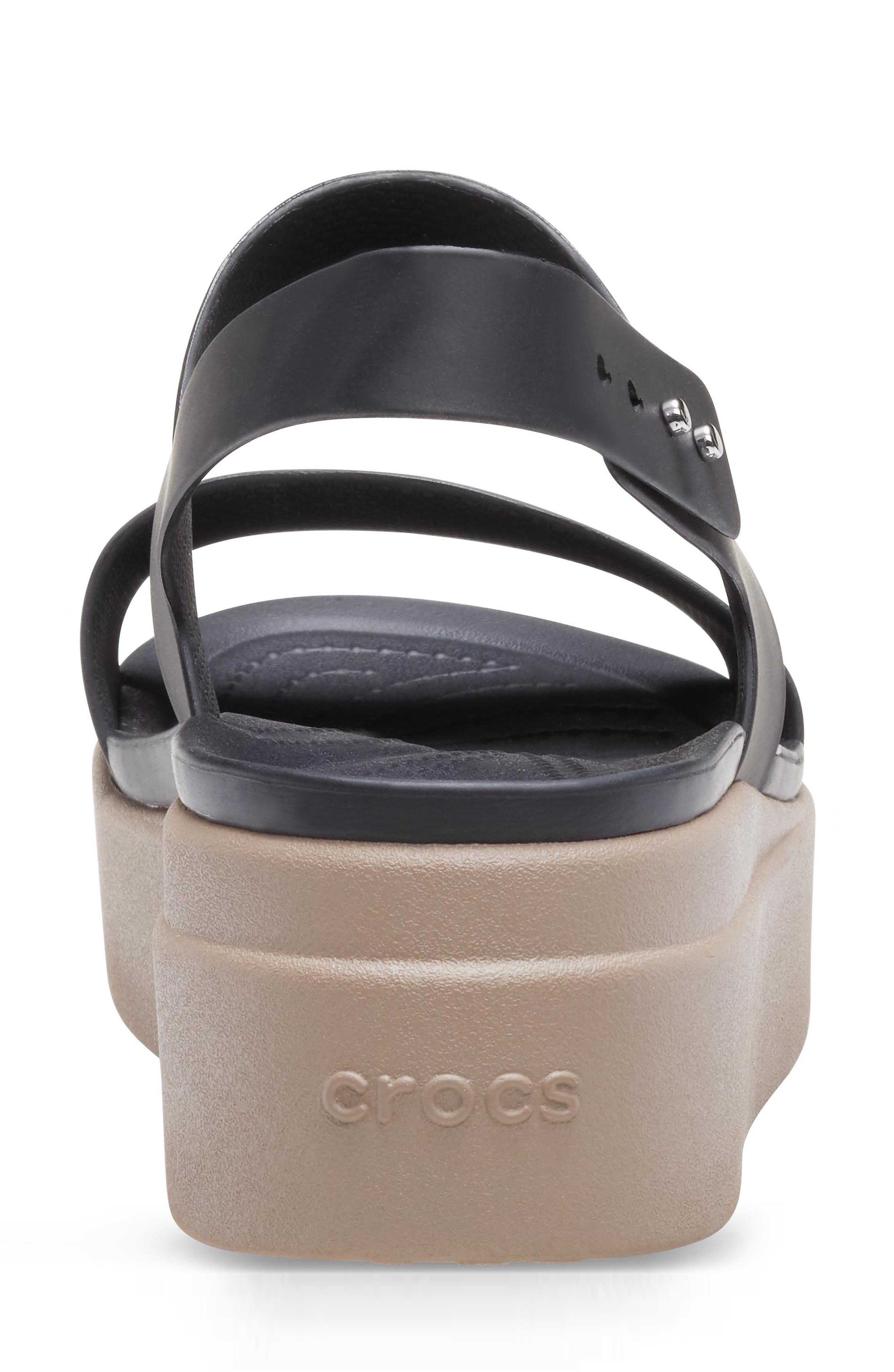 Brooklyn Wedge Sandal, Alternate, color, BLACK/ MUSHROOM