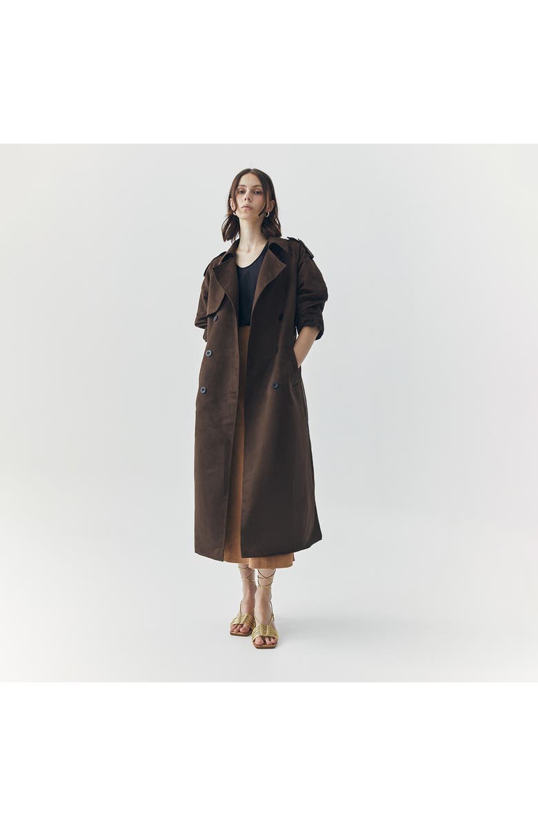 ATS Jett Suede Coat, Main, color, Brown