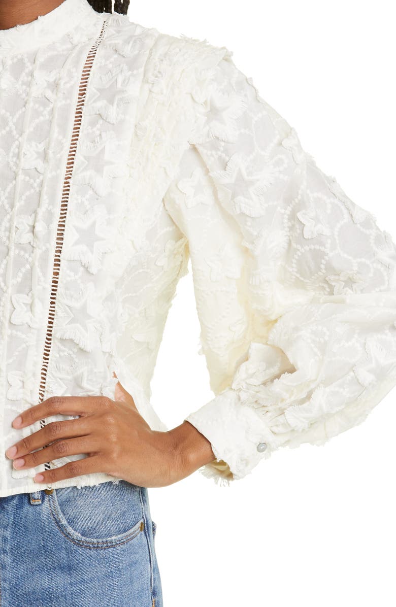 FARM Rio Star 3D Embroidered Blouse, Alternate, color,