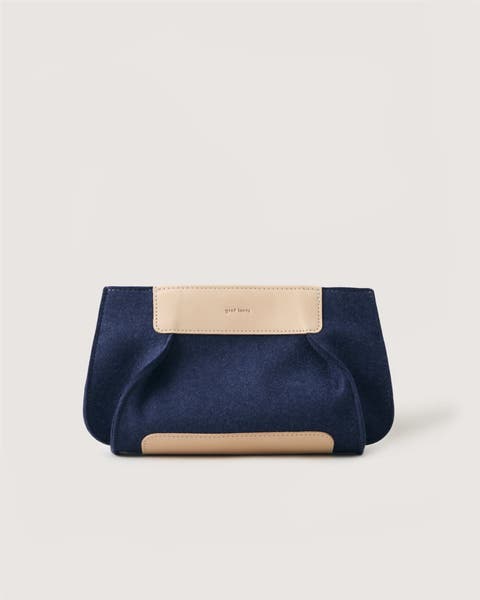 Frankie Merino Wool Clutch