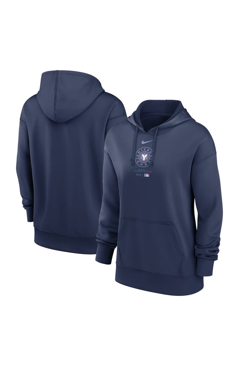 Nike Women's Nike Navy Chicago Cubs City Connect Practice Performance Pullover Hoodie, Alternate, color, Navy