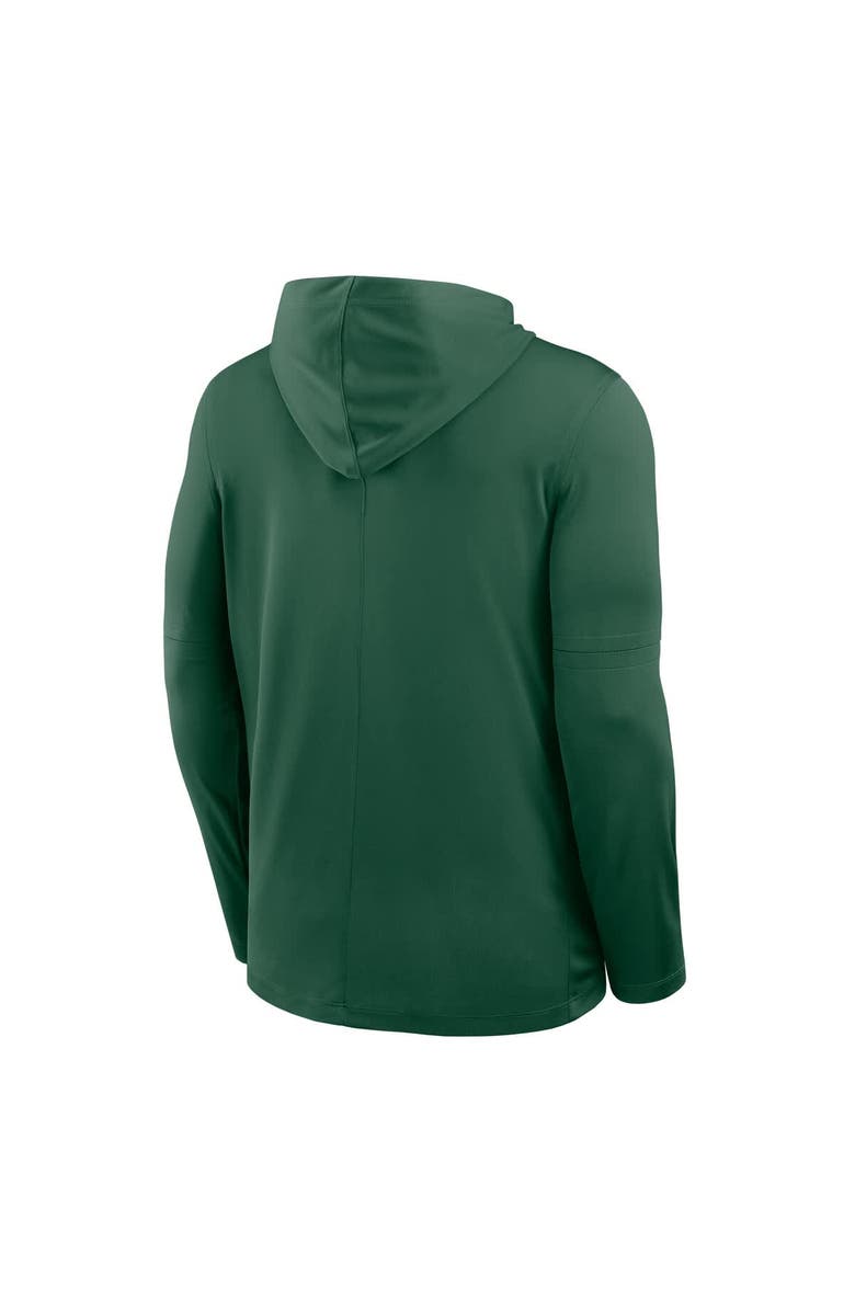 Nike Men's Nike Green Baylor Bears 2025 Sideline Dri-FIT Long Sleeve Hoodie T-Shirt, Alternate, color, Green