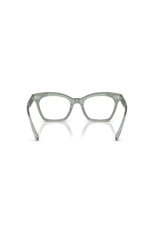 Oliver Peoples 52mm Butterfly Optical Glasses In White