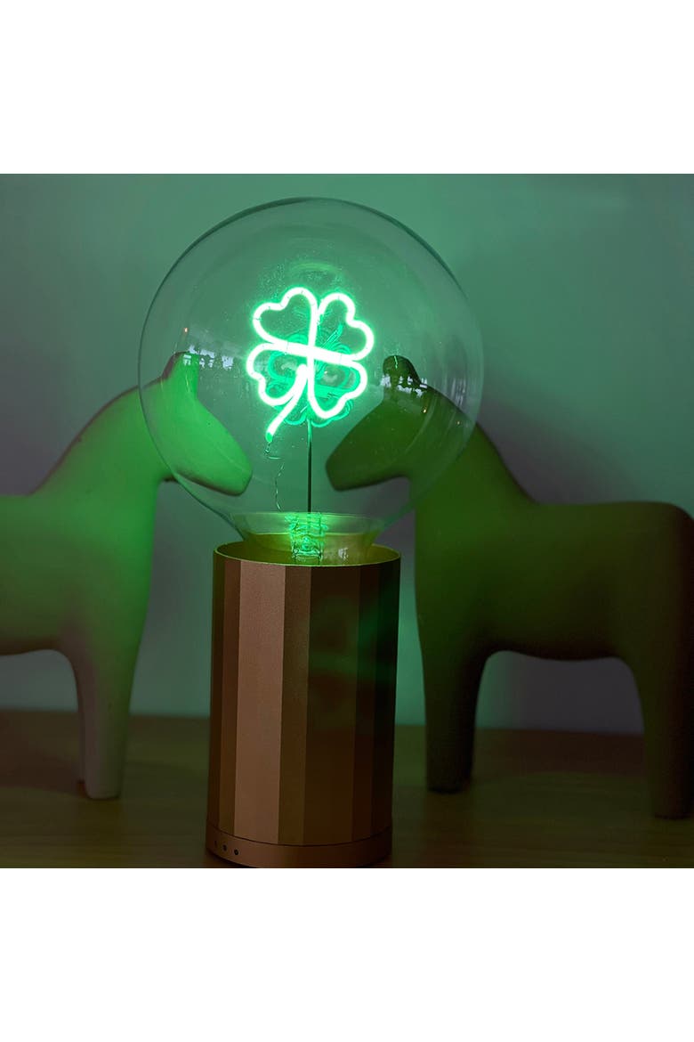 Clover Portable Table Lamp, Alternate, color, Yellow