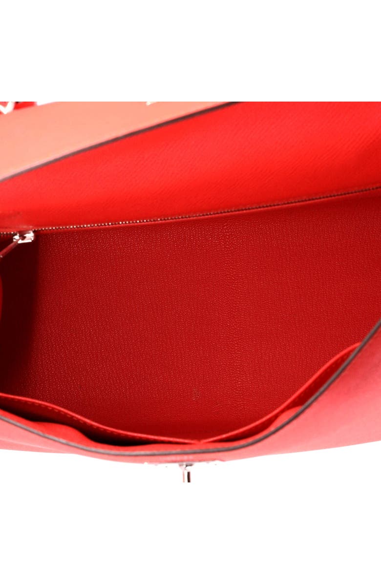 Pre-Owned Hermes Kelly Handbag Pink Epsom with Palladium Hardware 28, Alternate, color, Rose Texas