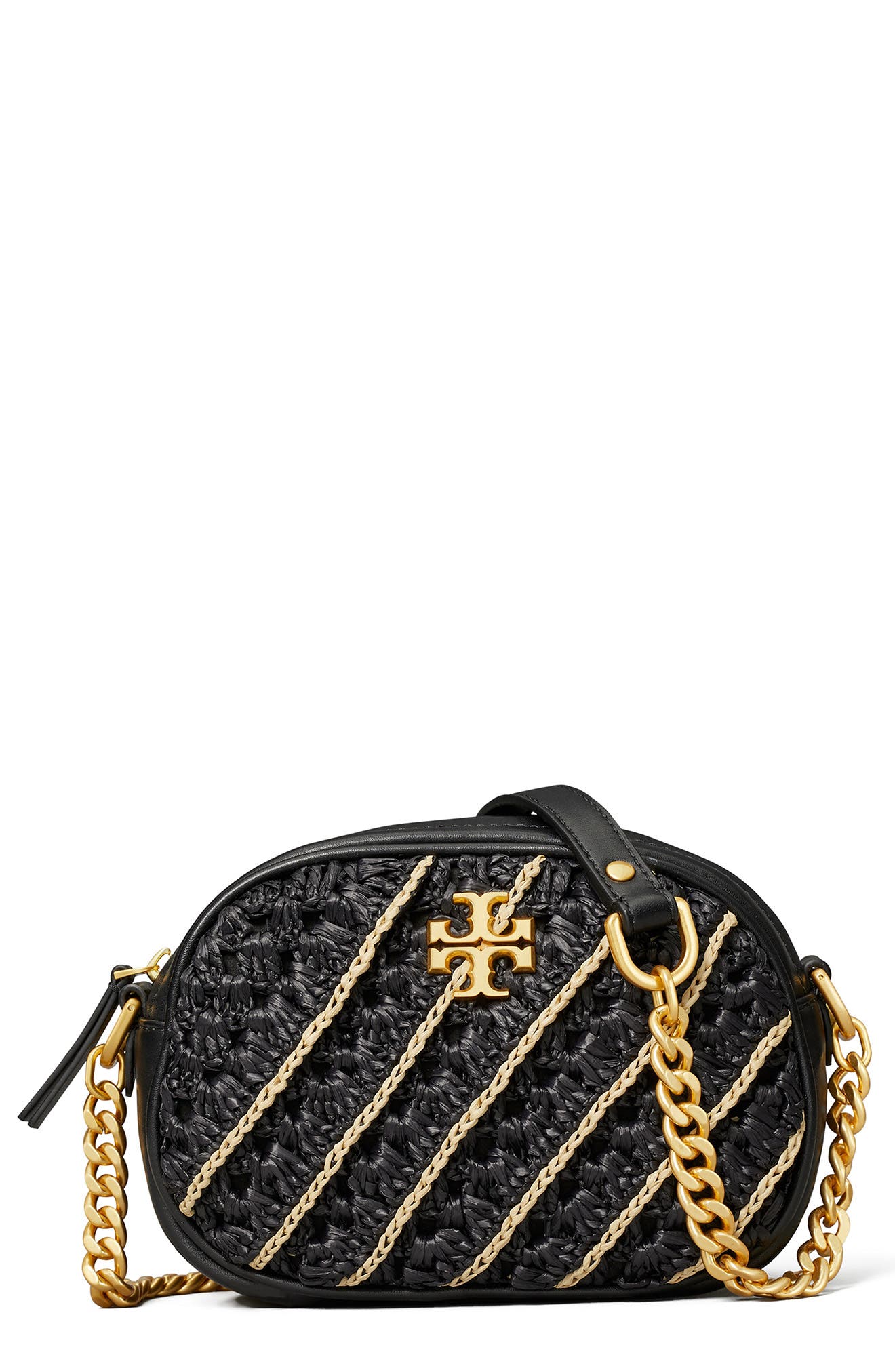 Tory Burch Kira Crochet Camera Bag, Main, color, 