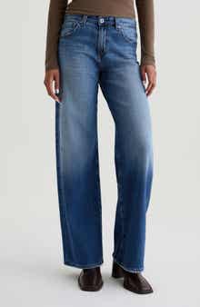 AG Adria Low Rise Baggy Wide Leg Jeans
