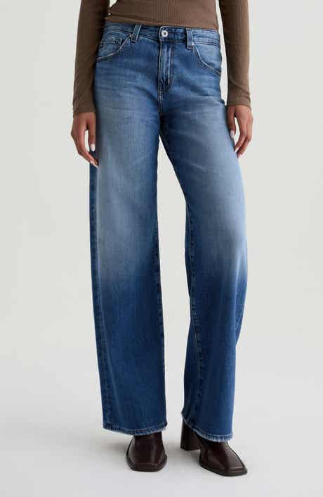 AG Adria Low Rise Baggy Wide Leg Jeans