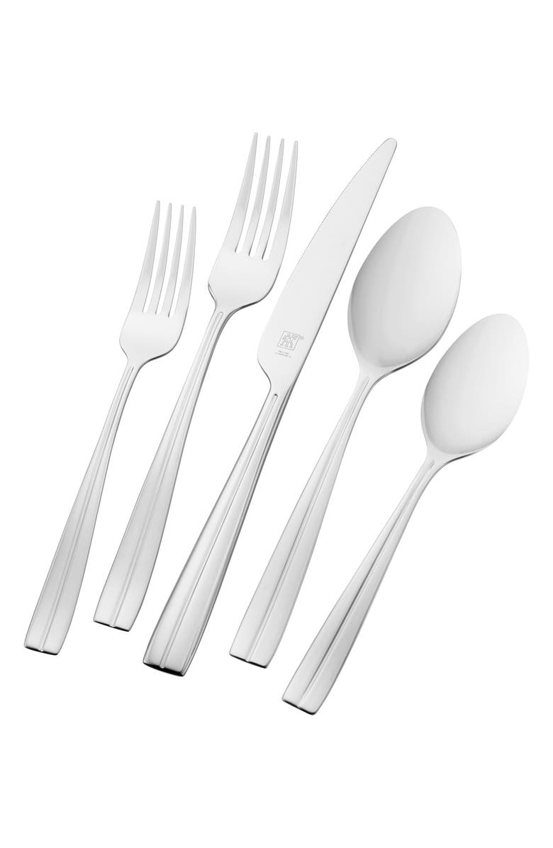 ZWILLING Constance 42-Piece Flatware Set, Main, color, Stainless Steel