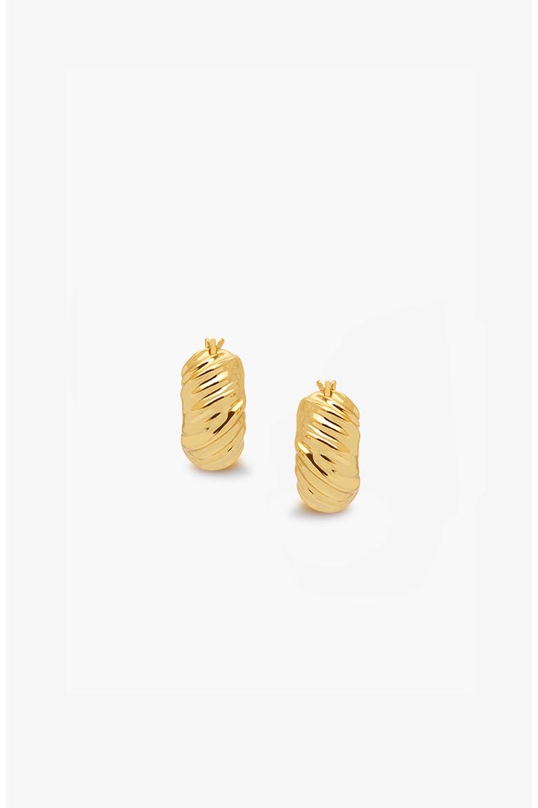 Kola Hoops in Gold, Alternate, color, Gold