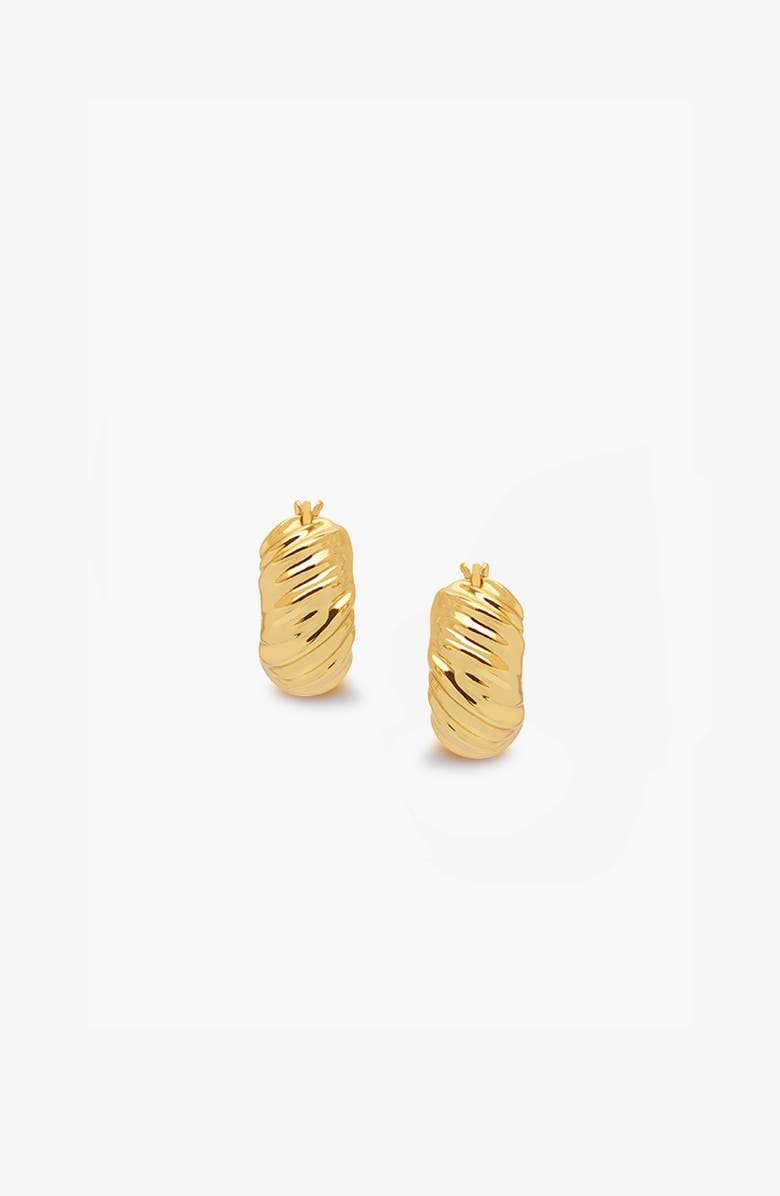 YOJ Kola Hoops in Gold, Alternate, color, Gold