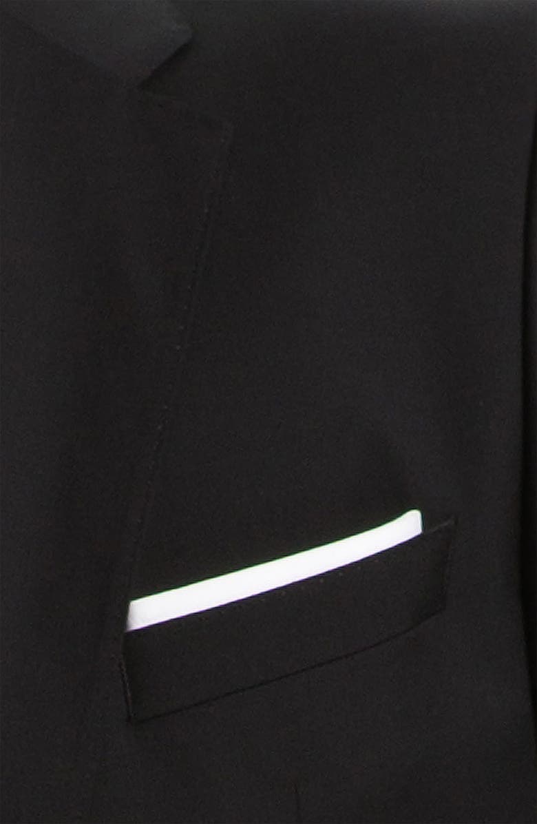 BOSS 'James/Sharp' Trim Fit Black Super 120s Wool Suit, Alternate, color, 