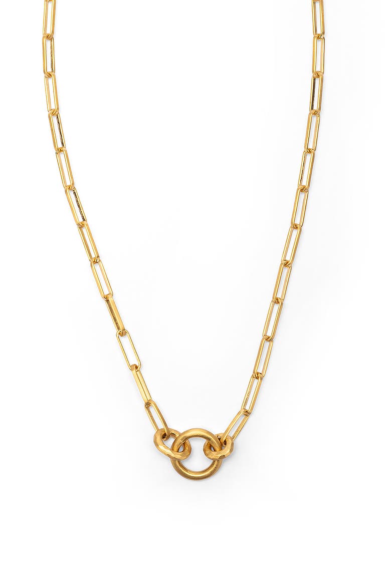 Voyage Necklace Clip Chain. Handmade in Italy, Main, color, 18k Gold Plated