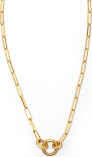 Eloise Jewelry Voyage Necklace Clip Chain. Handmade in Italy
