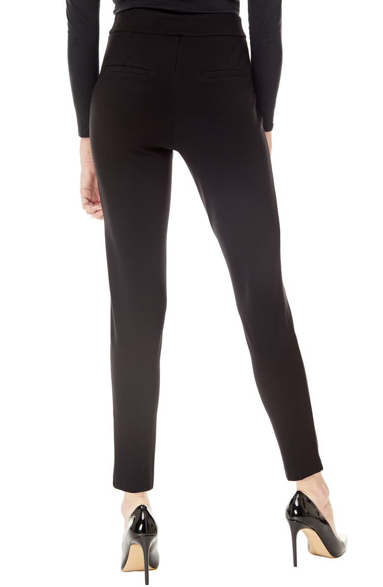 BY DESIGN Sharon Seamed Front Ponte Knit Pants, Alternate, color, 