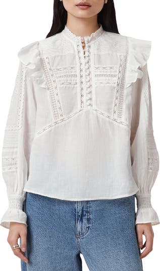 Heather Ruffle Top