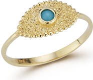 Ember Fine Jewelry Turquoise Evil Eye Ring