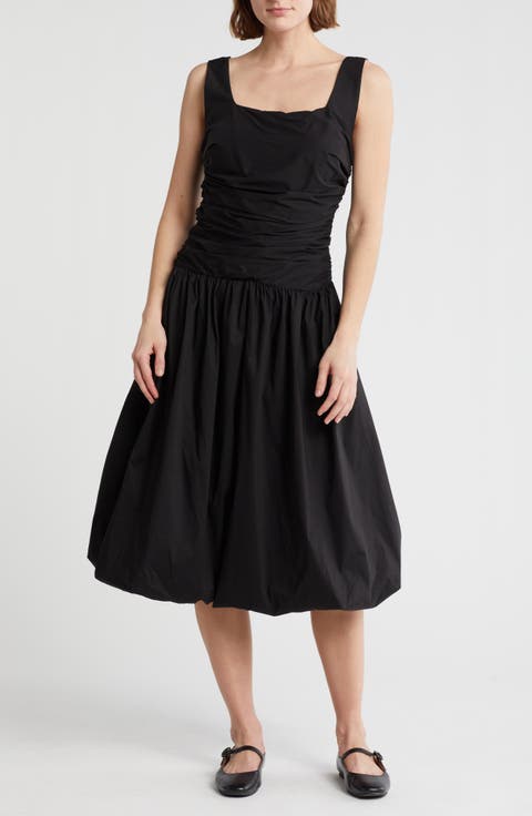 Bubble Hem Sleeveless Dress