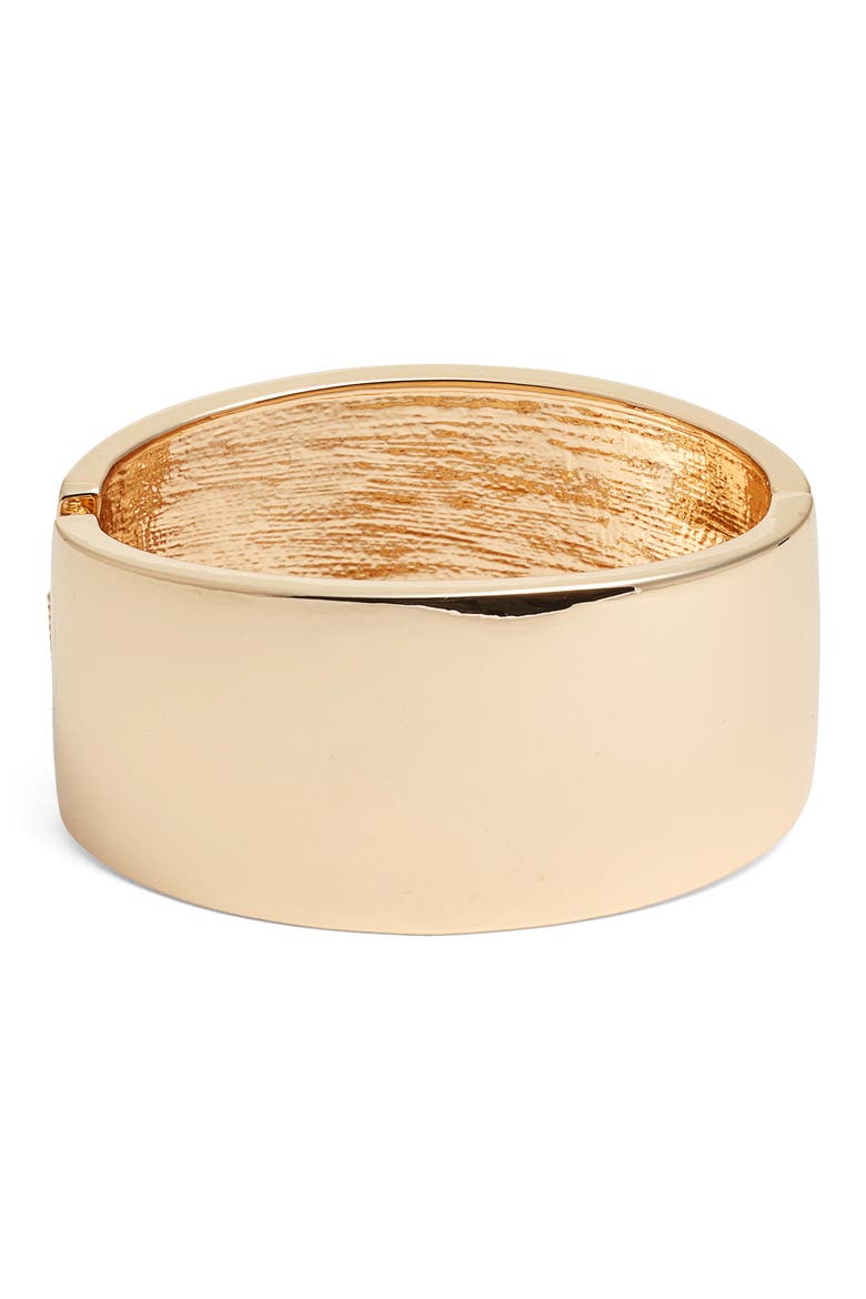 Band Hinge Bracelet, Main, color, GOLD