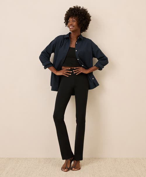 Pact Organic Cotton All Day Poplin Classic Shirt In Blue