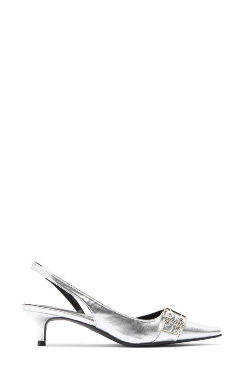 Wild Diva Lounge Aura Kitten Heel Slingback Pump