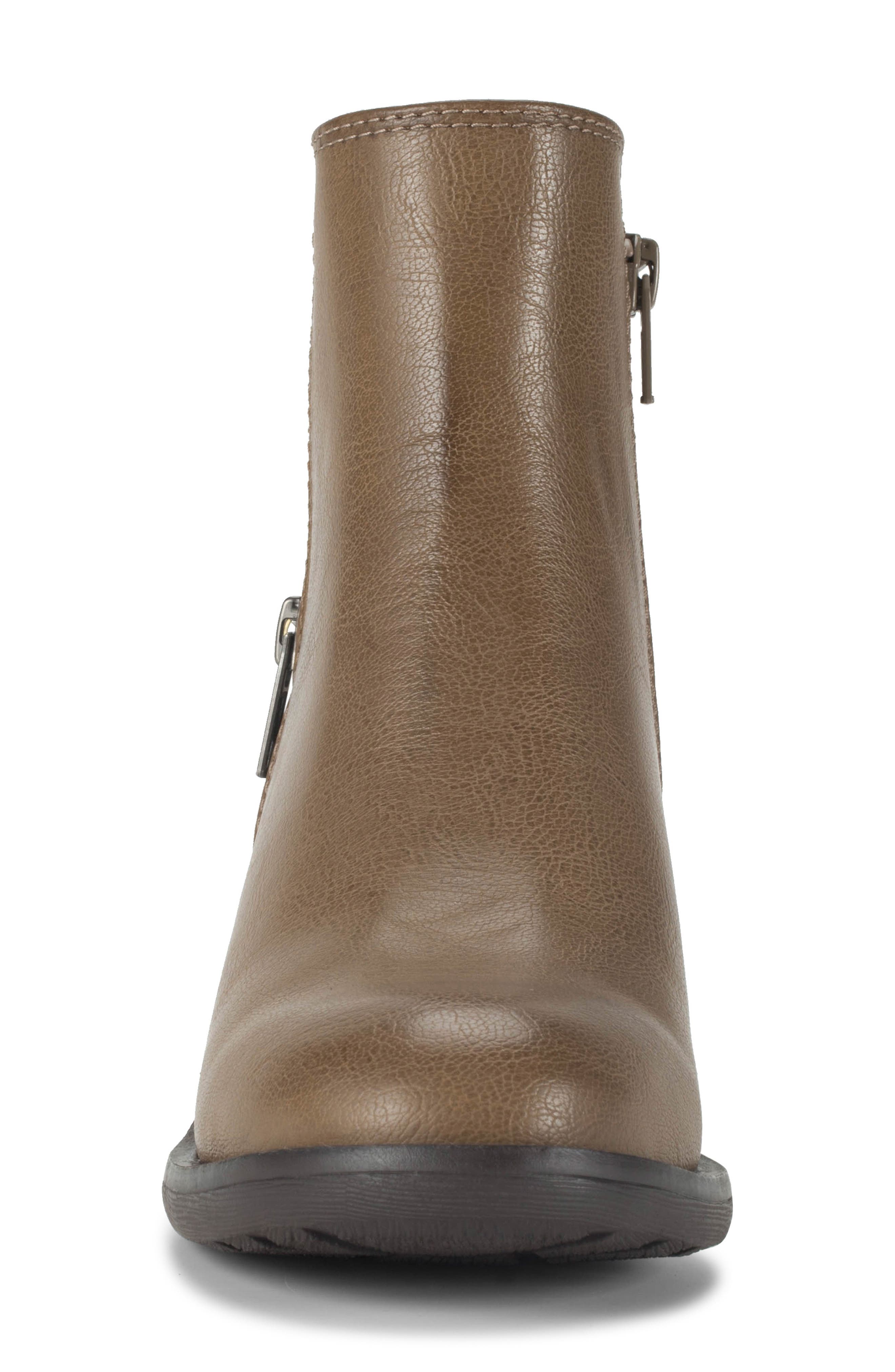 BARETRAPS Avery Faux Leather Bootie, Alternate, color, Truffle