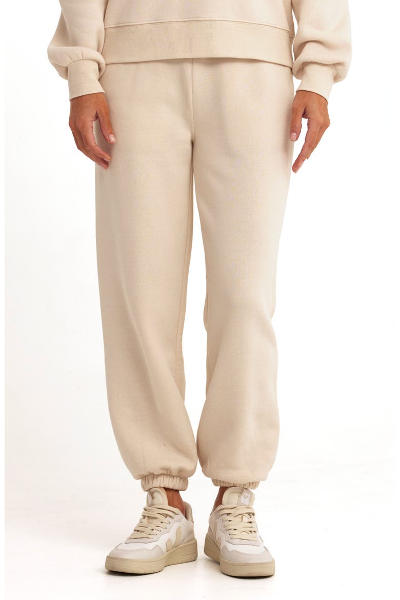 Jayla Fleece Sweatpants, Main, color, TAPIOCA